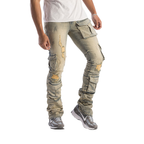 Stacked Cargo Jeans KD2056B