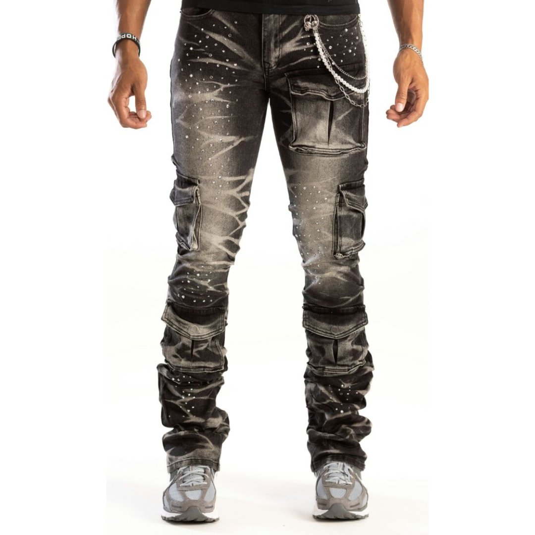 Premium Utility Stacked Jeans KD2204