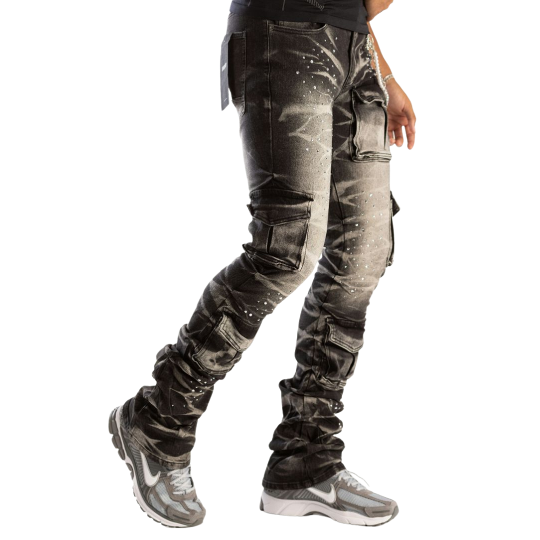 Premium Utility Stacked Jeans KD2204