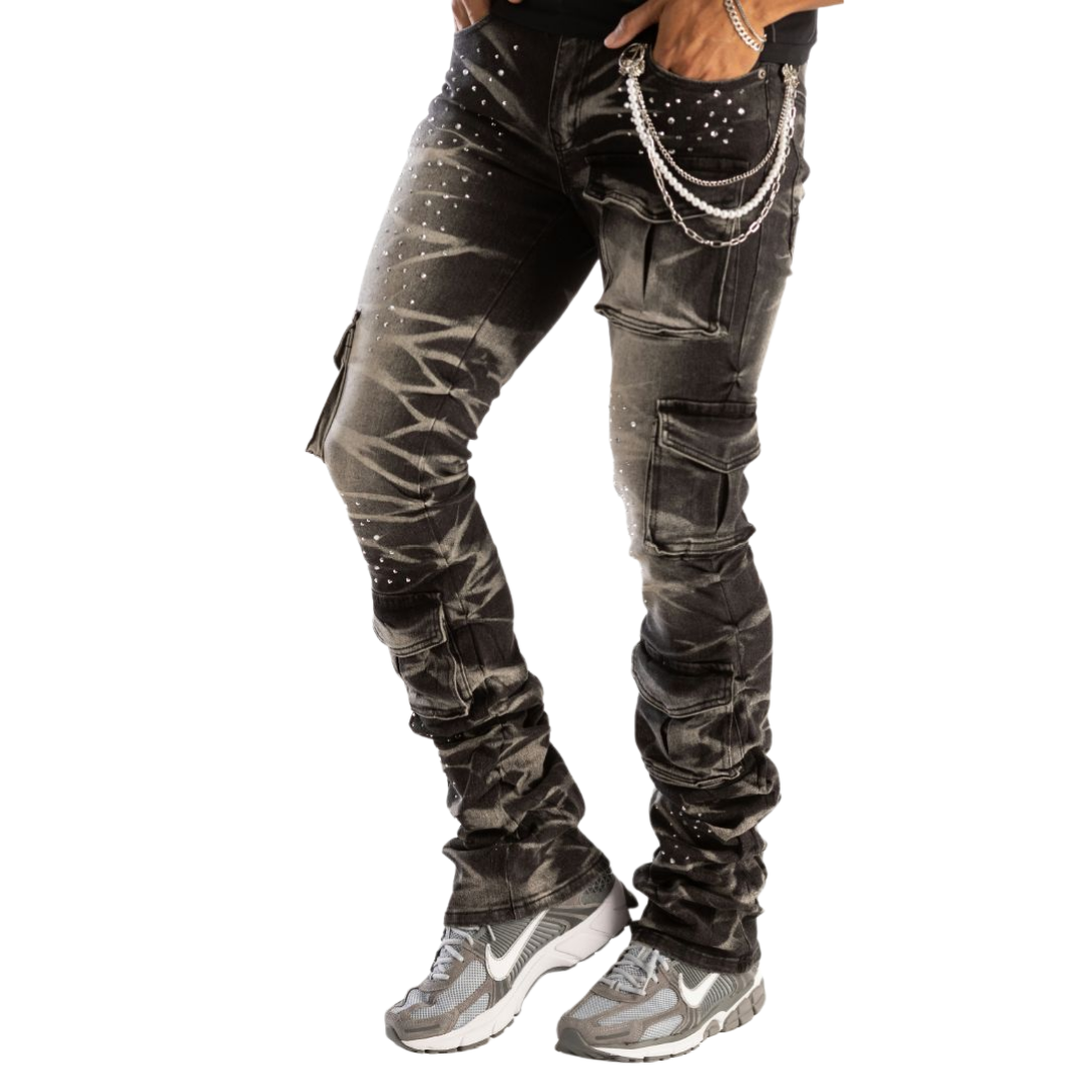 Premium Utility Stacked Jeans KD2204
