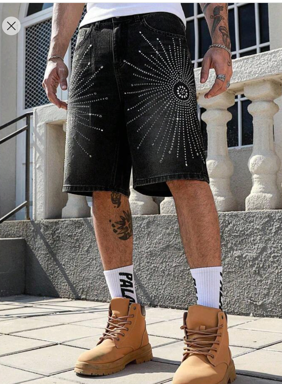 Rhinestone Short