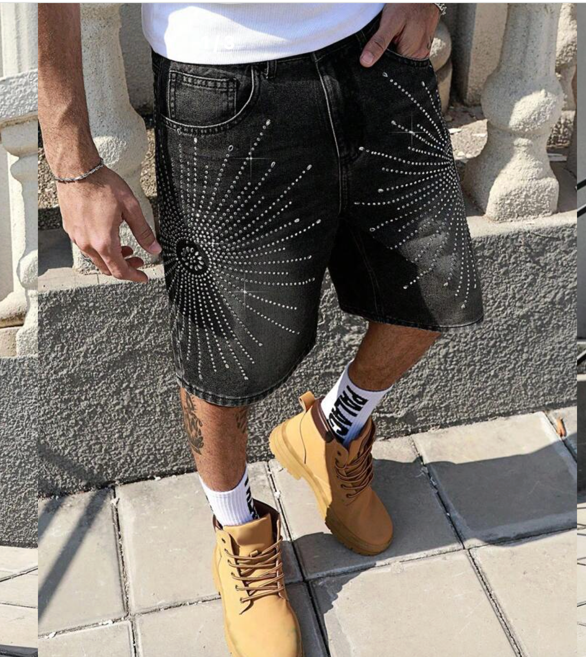 Rhinestone Short
