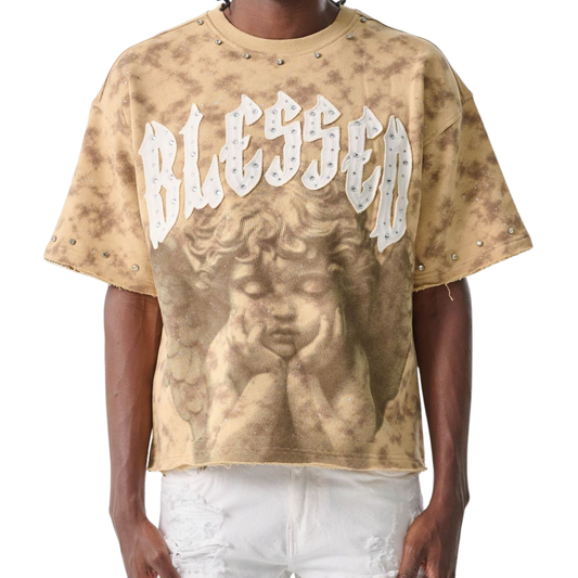 Blessed - Cropped French Terry T-Shirt