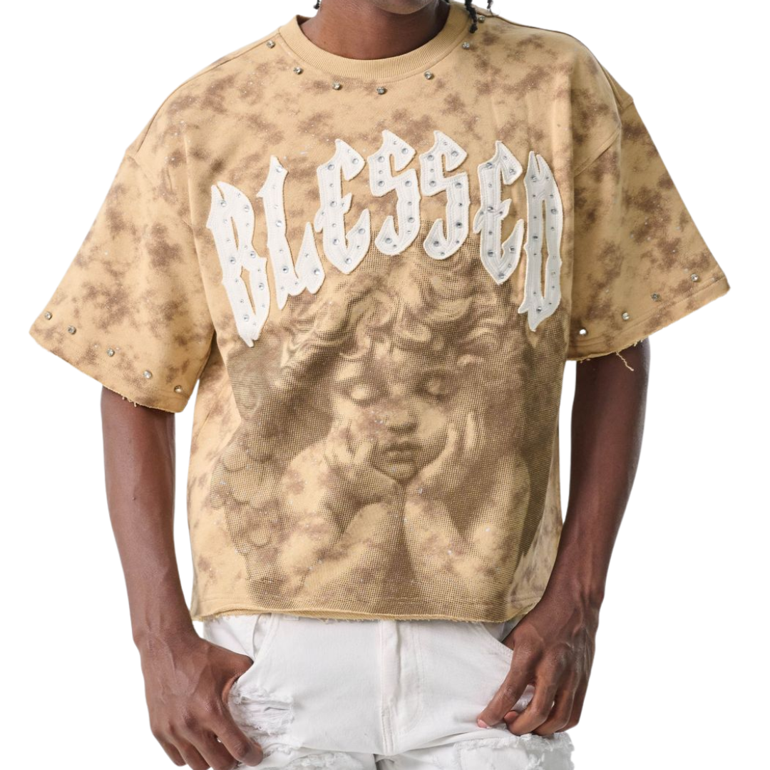 Blessed - Cropped French Terry T-Shirt
