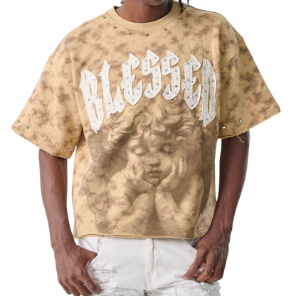 Blessed - Cropped French Terry T-Shirt