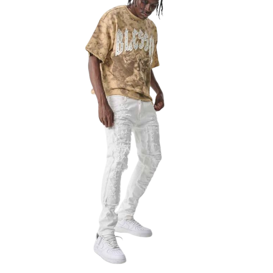 Blessed - Cropped French Terry T-Shir