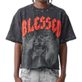 Blessed - Cropped French Terry T-Shirt