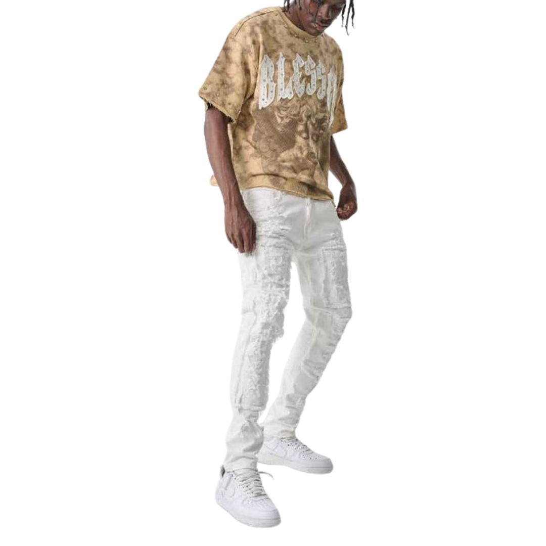 Blessed - Cropped French Terry T-Shir