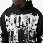 Saints 08 Vintage Wash Sweatpants – Black