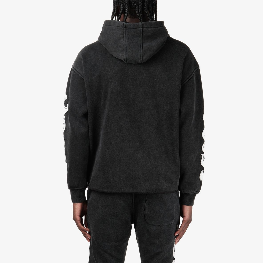 Saints 08 Vintage Wash Hoodie – Black