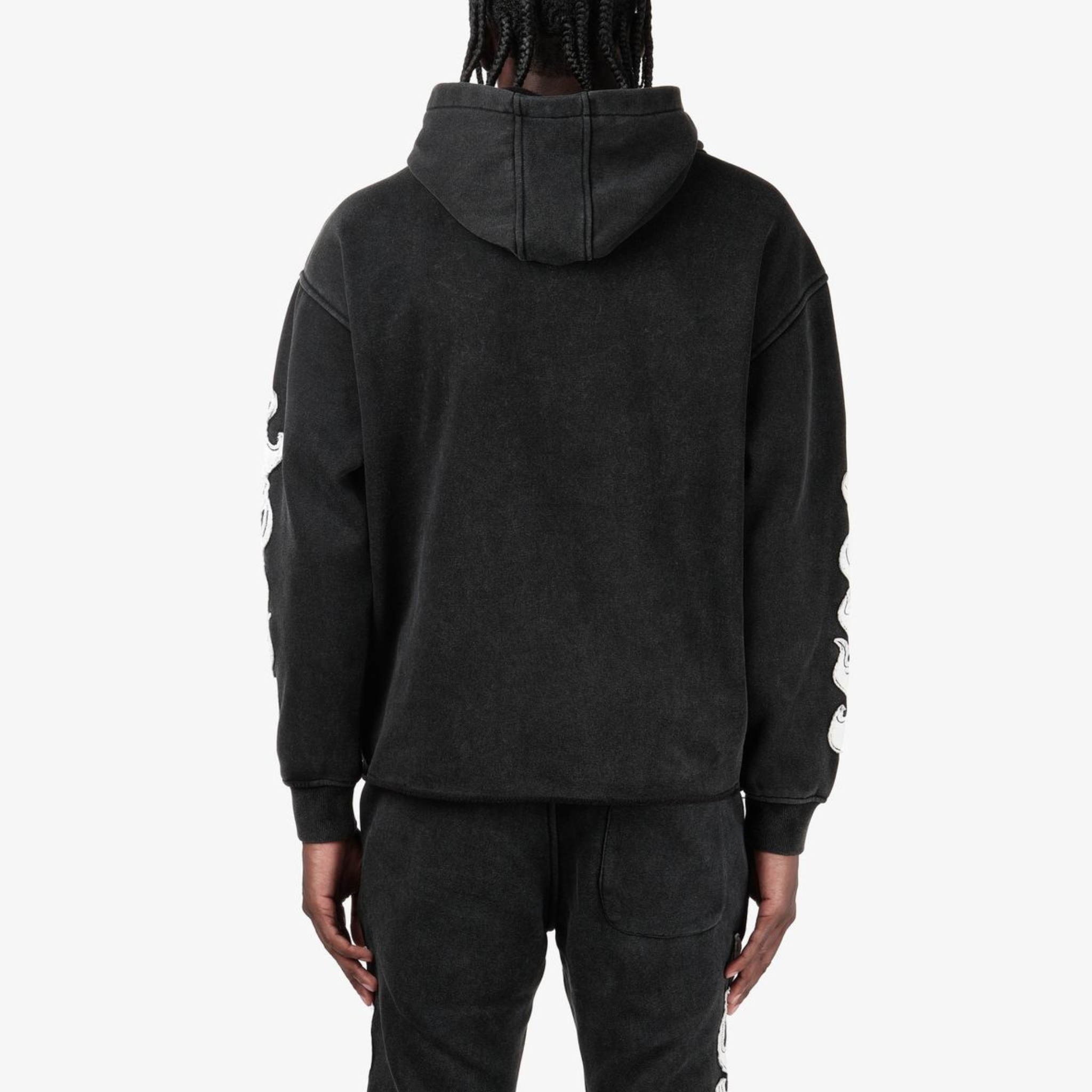 Saints 08 Vintage Wash Hoodie – Black
