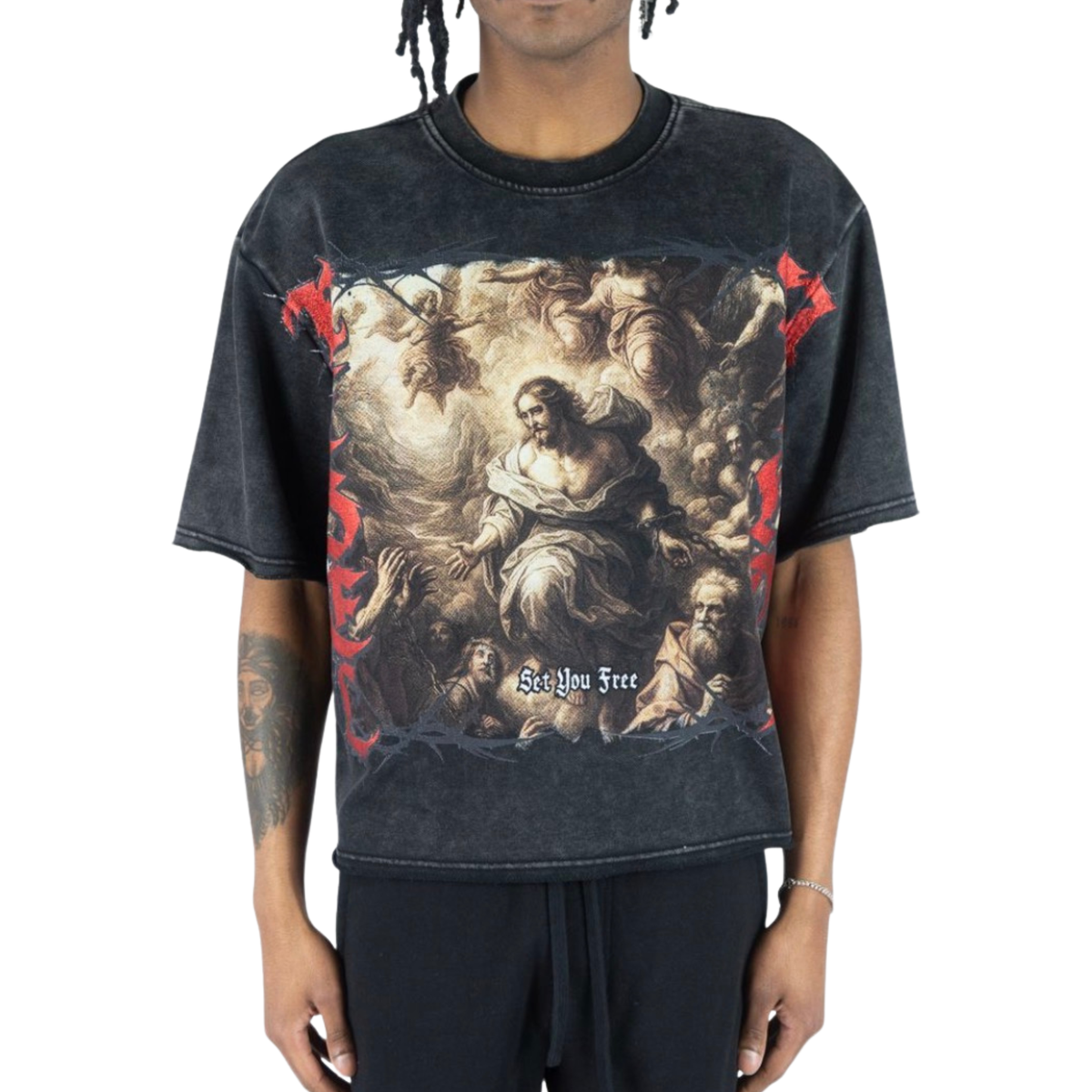 Set You Free Men's Heavyweight Streetwear T-Shirt