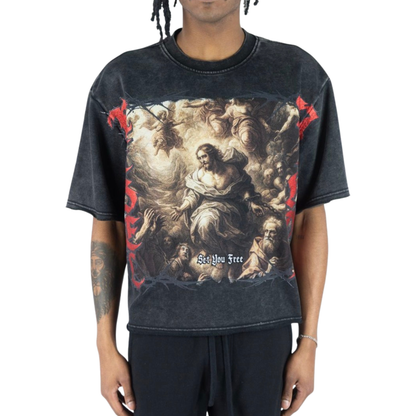 Set You Free Men's Heavyweight Streetwear T-Shirt