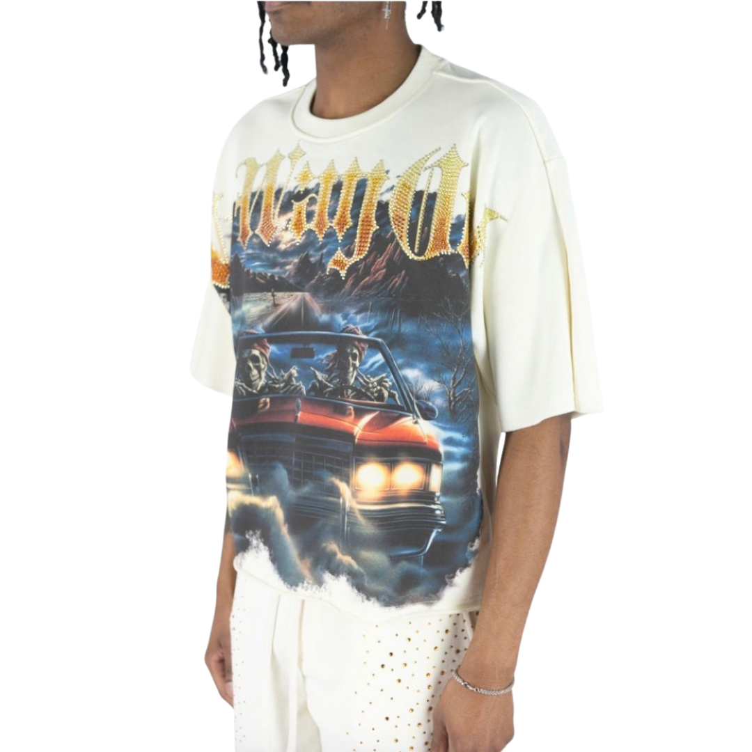 No Way Out Rhinestone T-Shirt