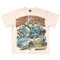 Racecar Men's Washed Premium T-Shirt Pink