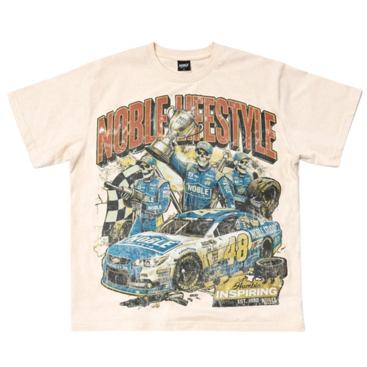 Racecar Men's Washed Premium T-Shirt Pink