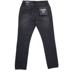 Mens Stretch Slim Fit Denim Jeans – Washed Black