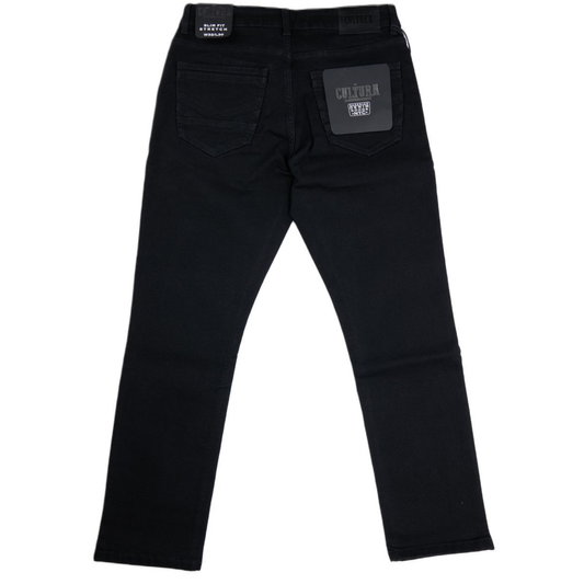 Mens Core Slim Fit Denim Jeans – Black