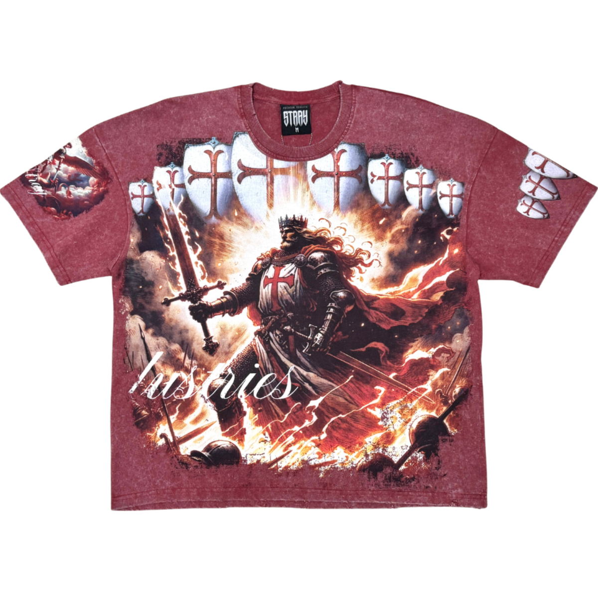 Men's Stray Victory T-shirt - Burgundy