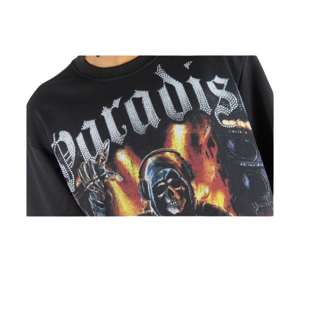 Paradise DJ Rhinestone T-shirt
