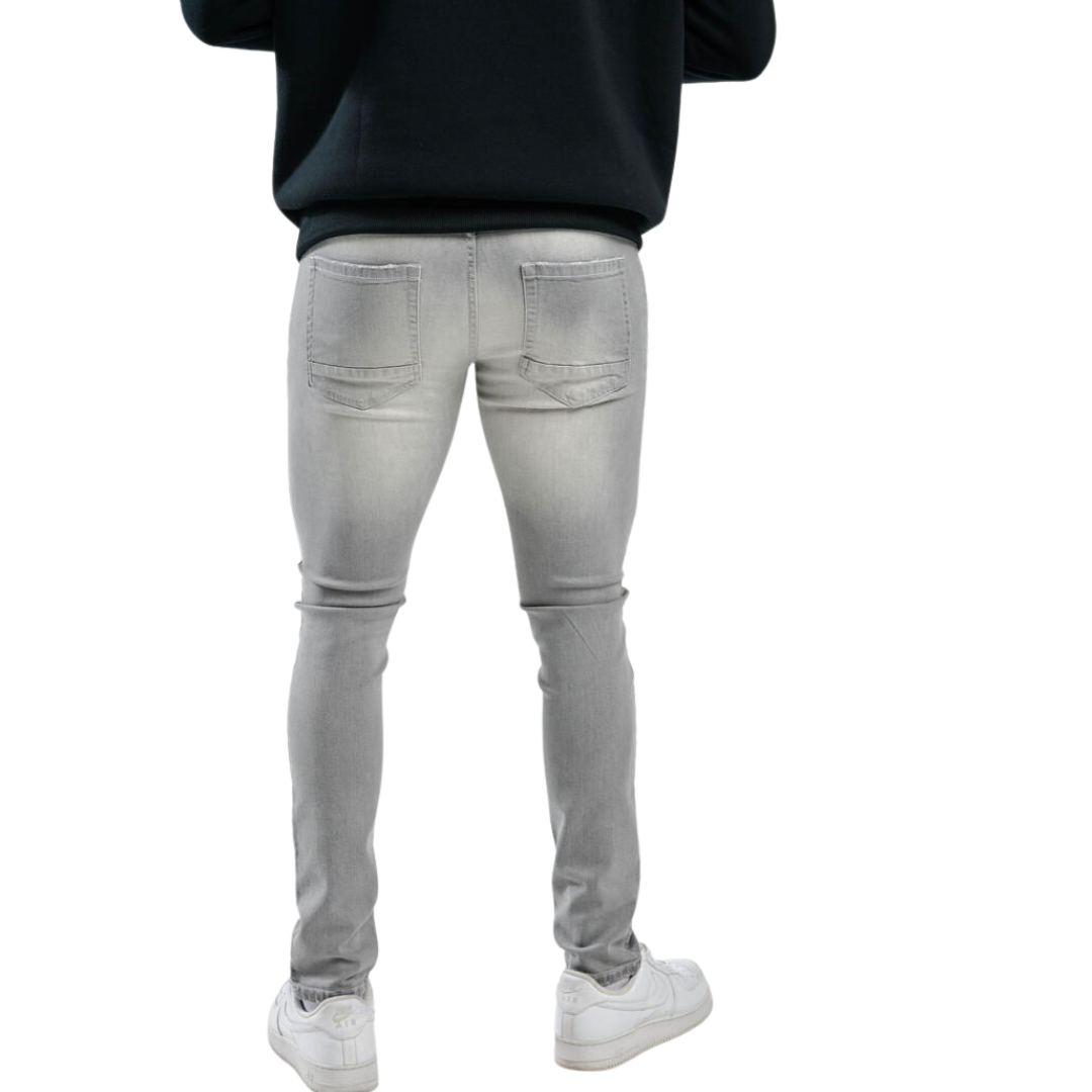 Premium Stretch Crinkle & Rip/Repair Jeans