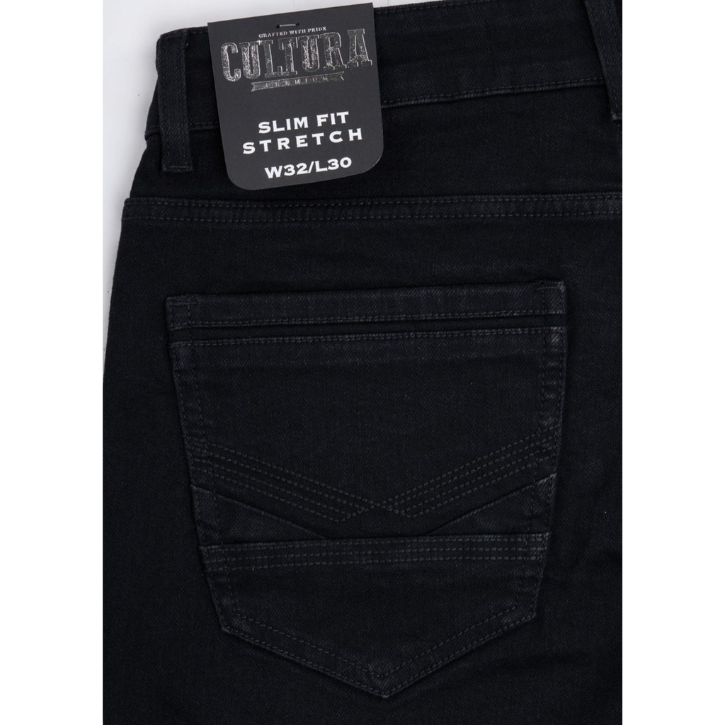 Mens Core Slim Fit Denim Jeans – Black