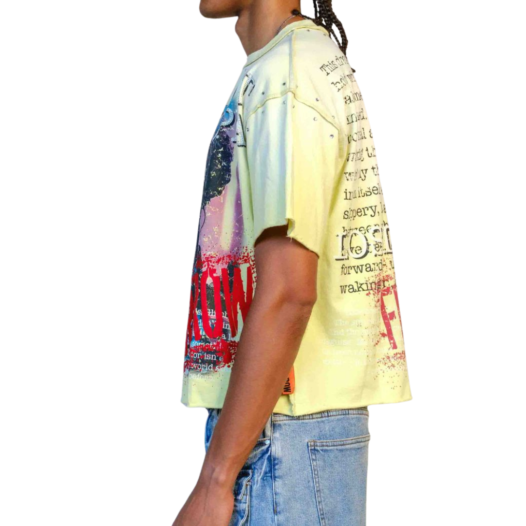 Lost Utopia Program Cropped T-Shirt