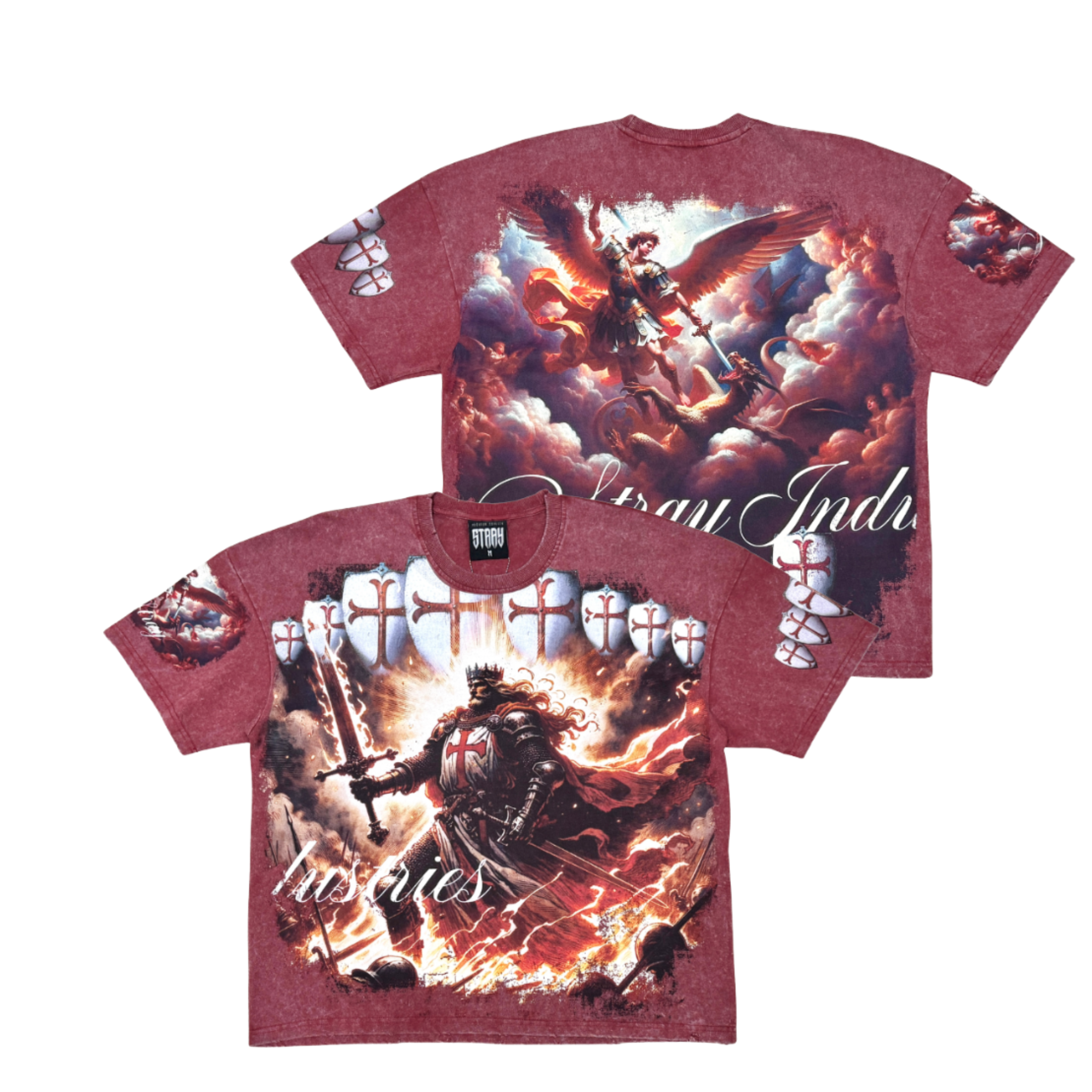 Men's Stray Victory T-shirt - Burgundy