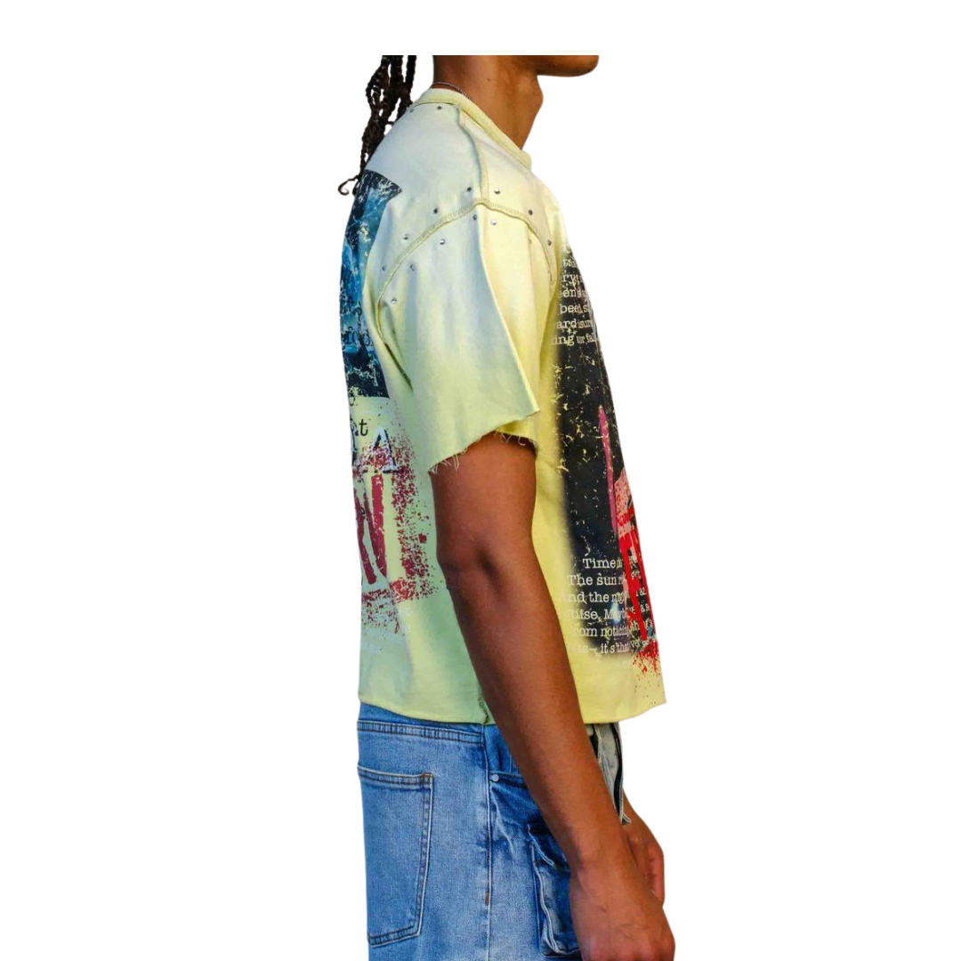 Lost Utopia Program Cropped T-Shirt