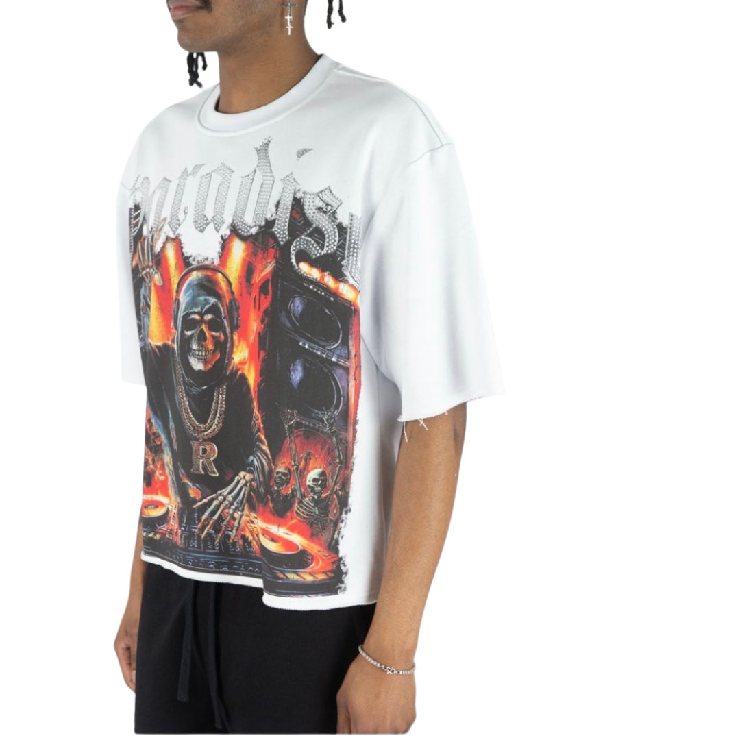 Paradise DJ Rhinestone T-shirt