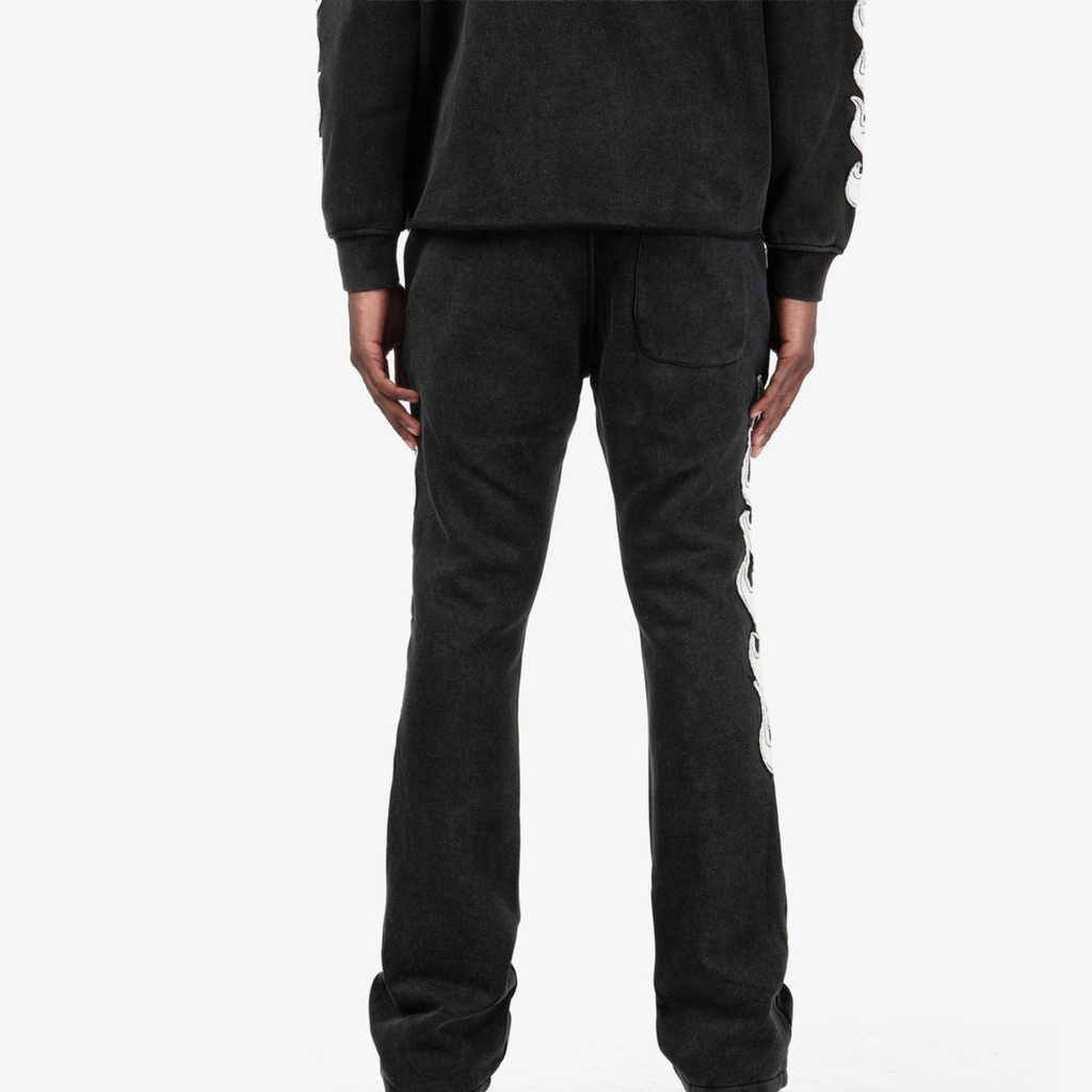 Saints 08 Vintage Wash Sweatpants – Black