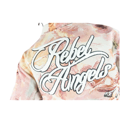 Mens Rebel Angels Tapestry Jacket Pink
