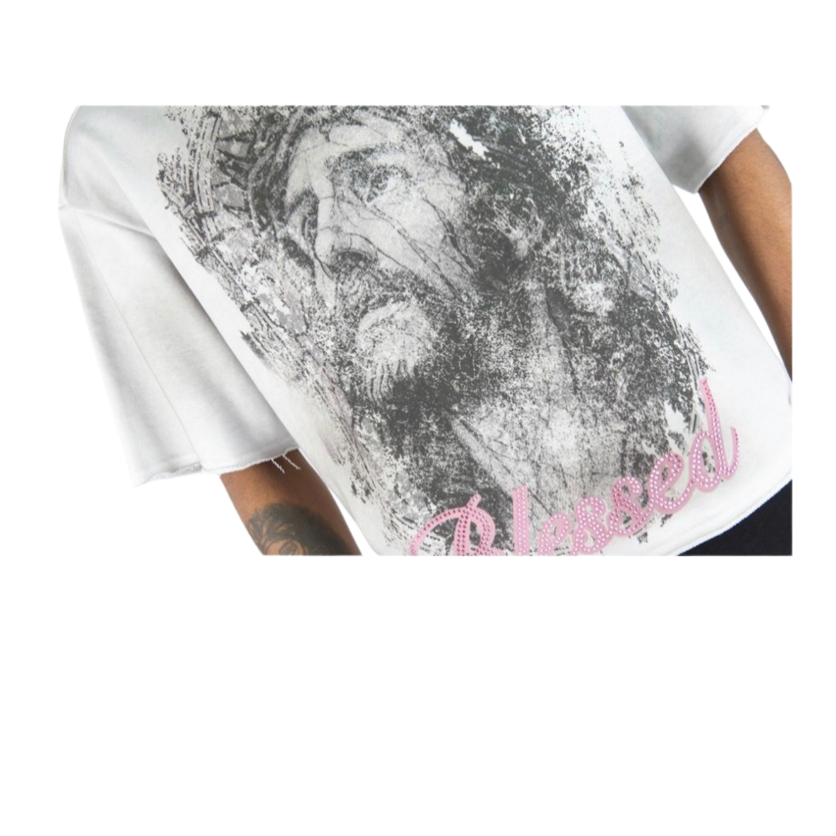 Blessed Jesus Men's Premium Streetwear T-Shirt