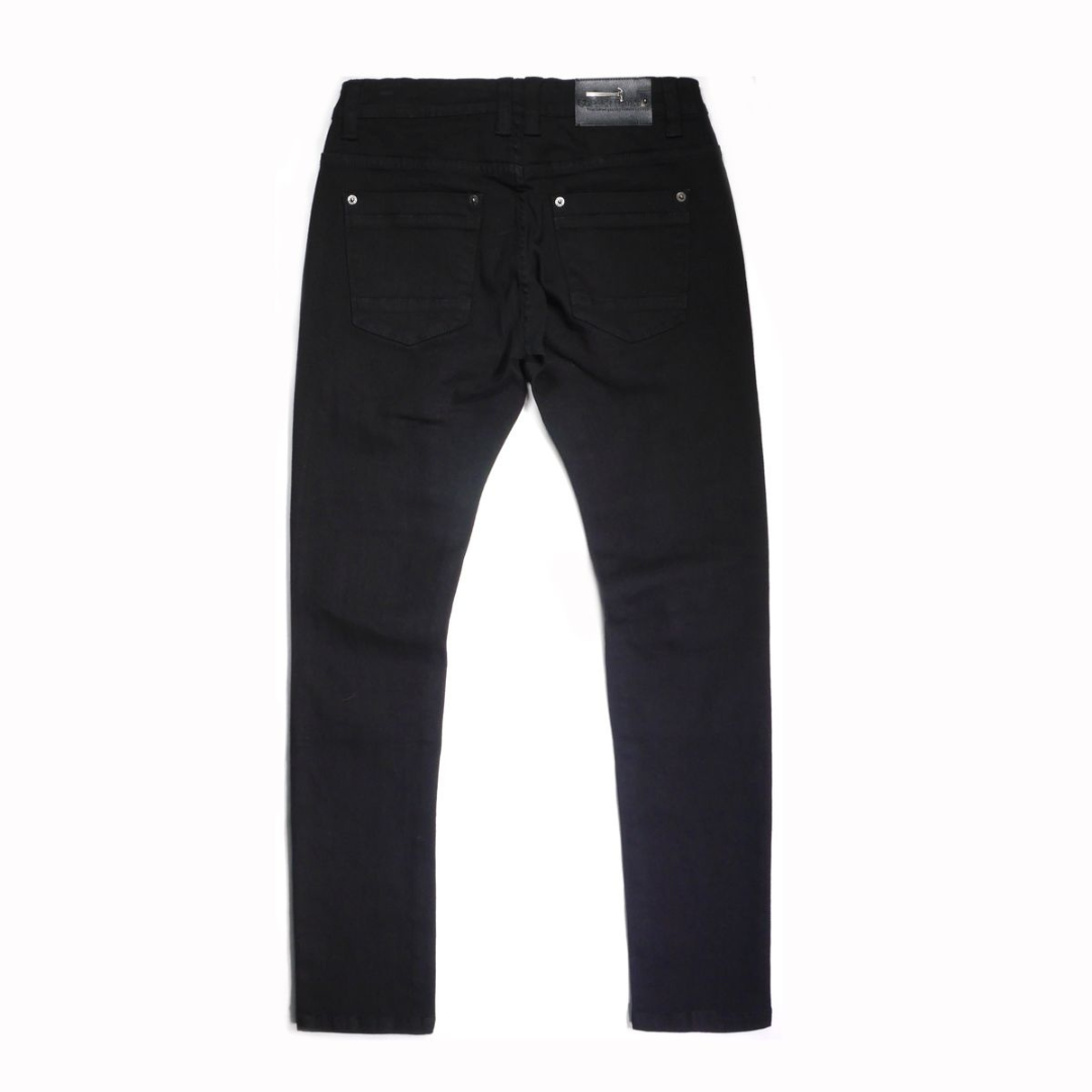 Black Slim Fit Premium Stretch Denim Jeans 