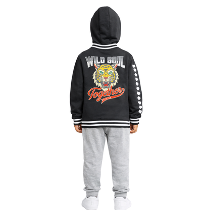 Kids Wild Soul Fleece Varsity Jacket