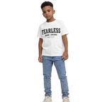 Kids All Over Stone Laser Rip Jean