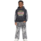 Kids Saints Hoodie - Rhinestone & Pearl Embellished