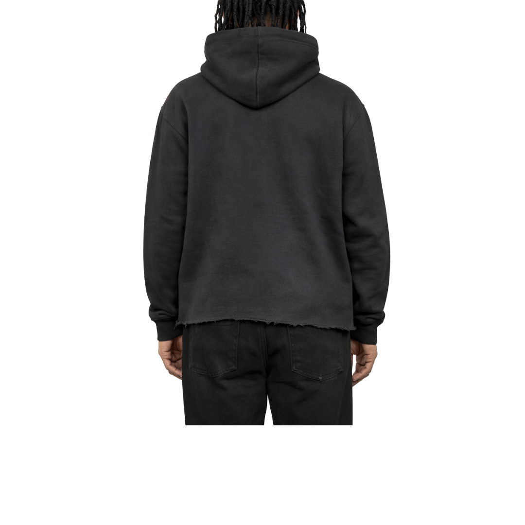 Fashion Fleece Multi Crystal Embroidered Hoodie