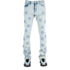 Crystal Stacked Denim Jeans 2548