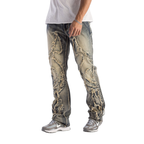 Distressed Stacked Jeans KD2118