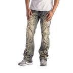 Distressed Stacked Jeans KD2118