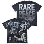Mens Rare Peace Cross T-Shirt (Dark Grey)