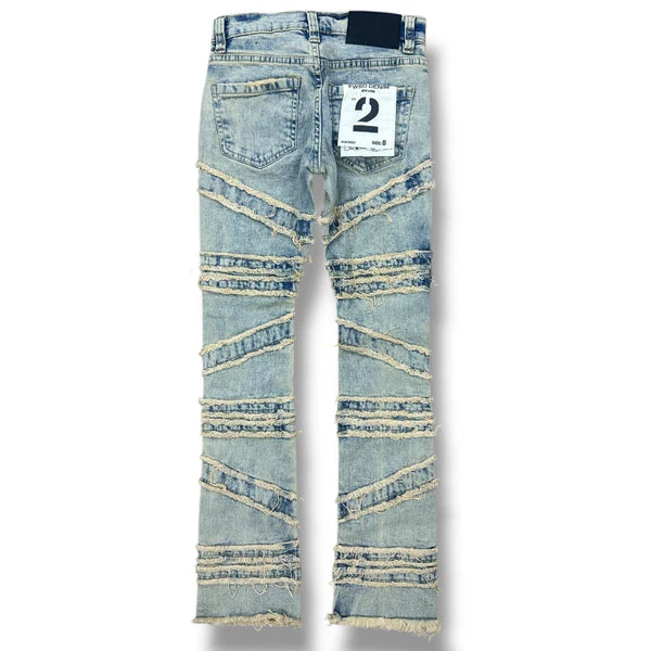 Crossover Stacked Jean  FW-330216