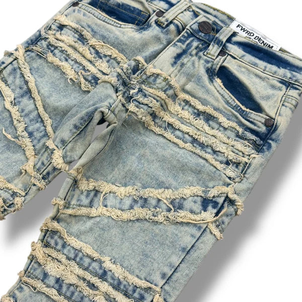 Crossover Stacked Jean  FW-330216