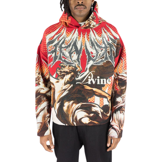 Rhinestone Heaven Tapestry Hoodie