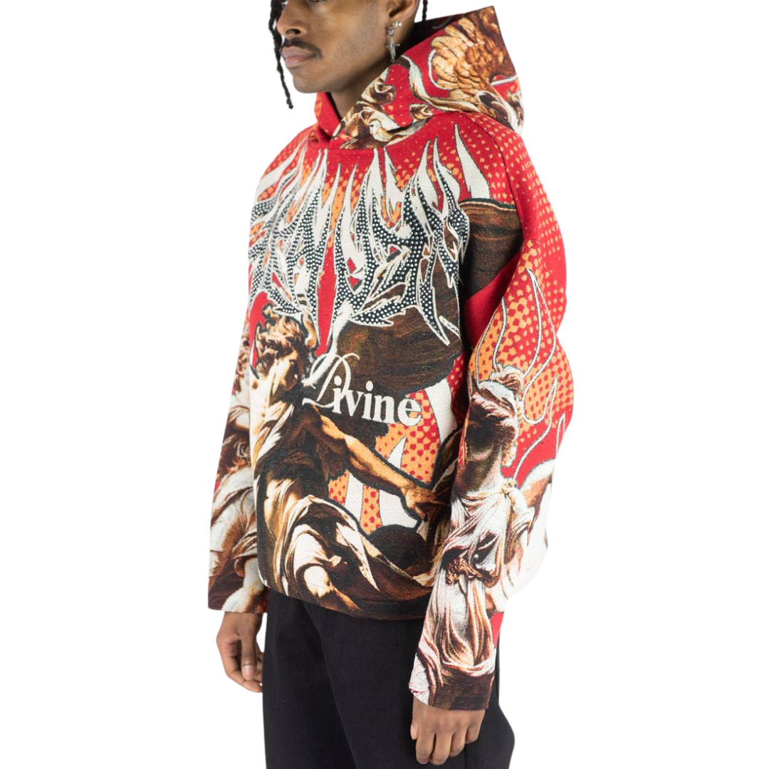 Rhinestone Heaven Tapestry Hoodie