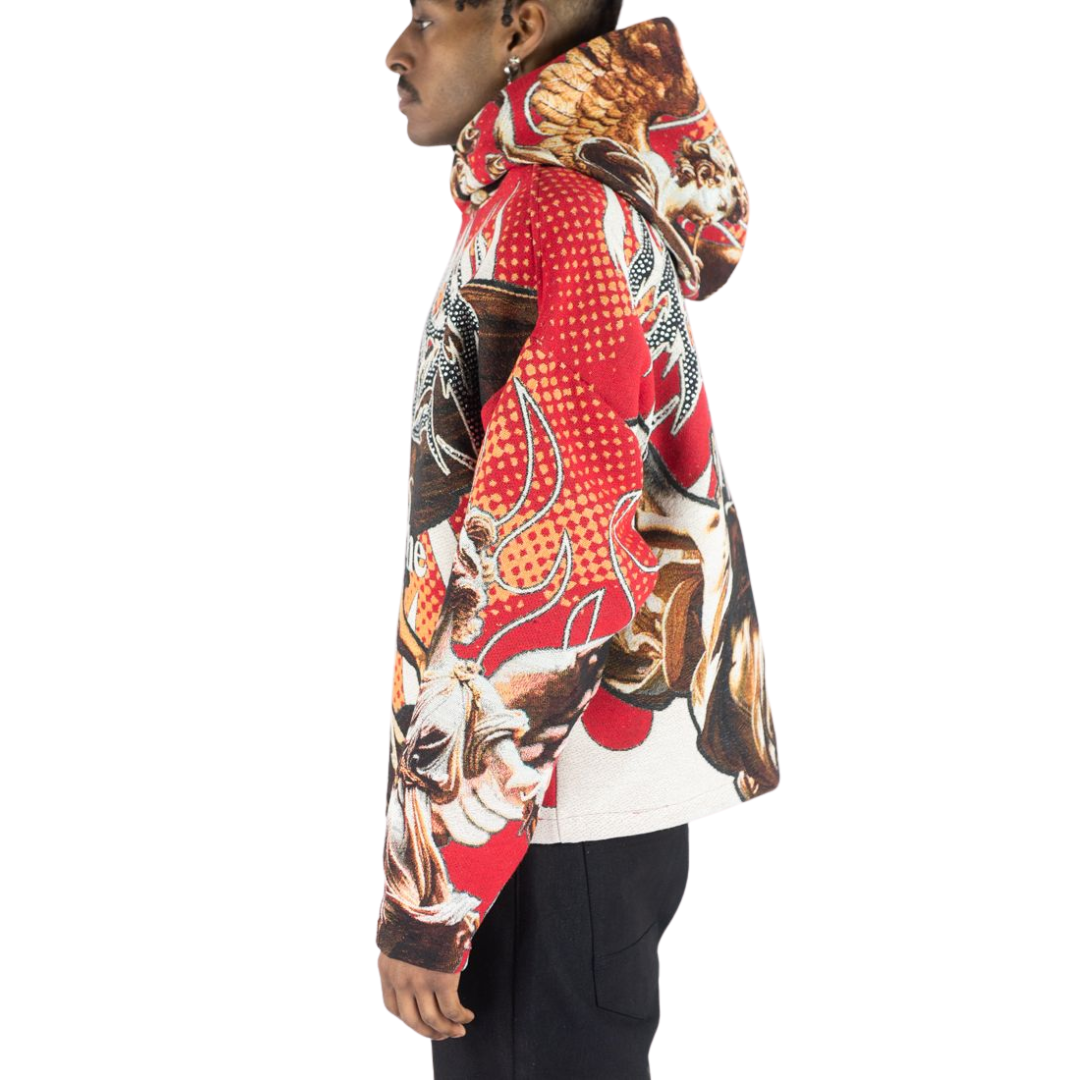 Rhinestone Heaven Tapestry Hoodie