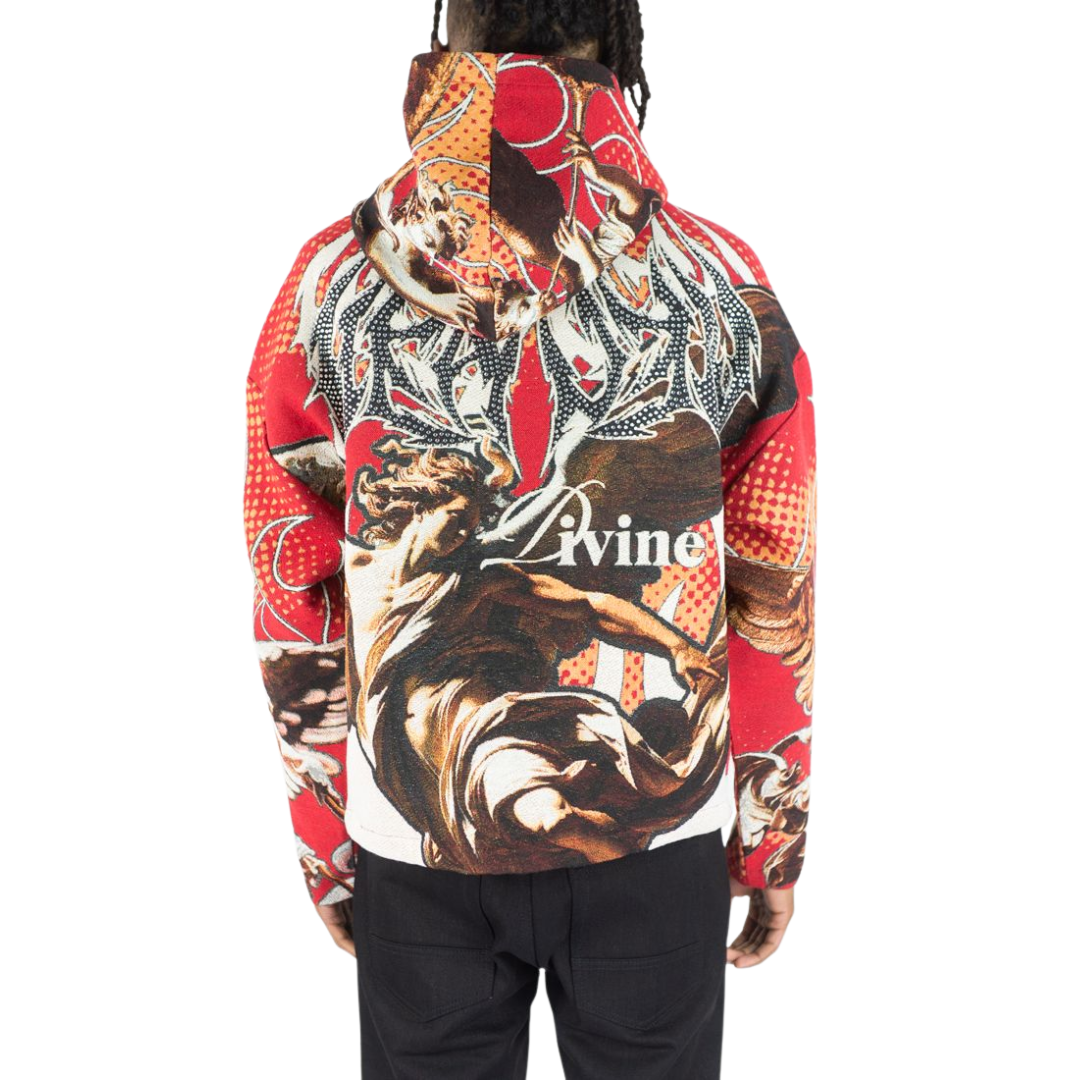 Rhinestone Heaven Tapestry Hoodie