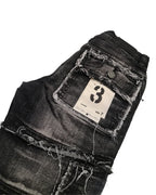 Kids Patchwork Stacked Jeans 33958